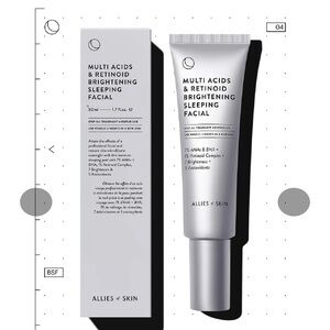 Allies of Skin | MULTI ACIDS & RETINOID BRIGHTENING SLEEPING FACIAL | NIB